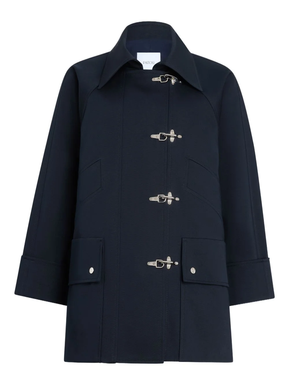 oversized toggle parka - 1