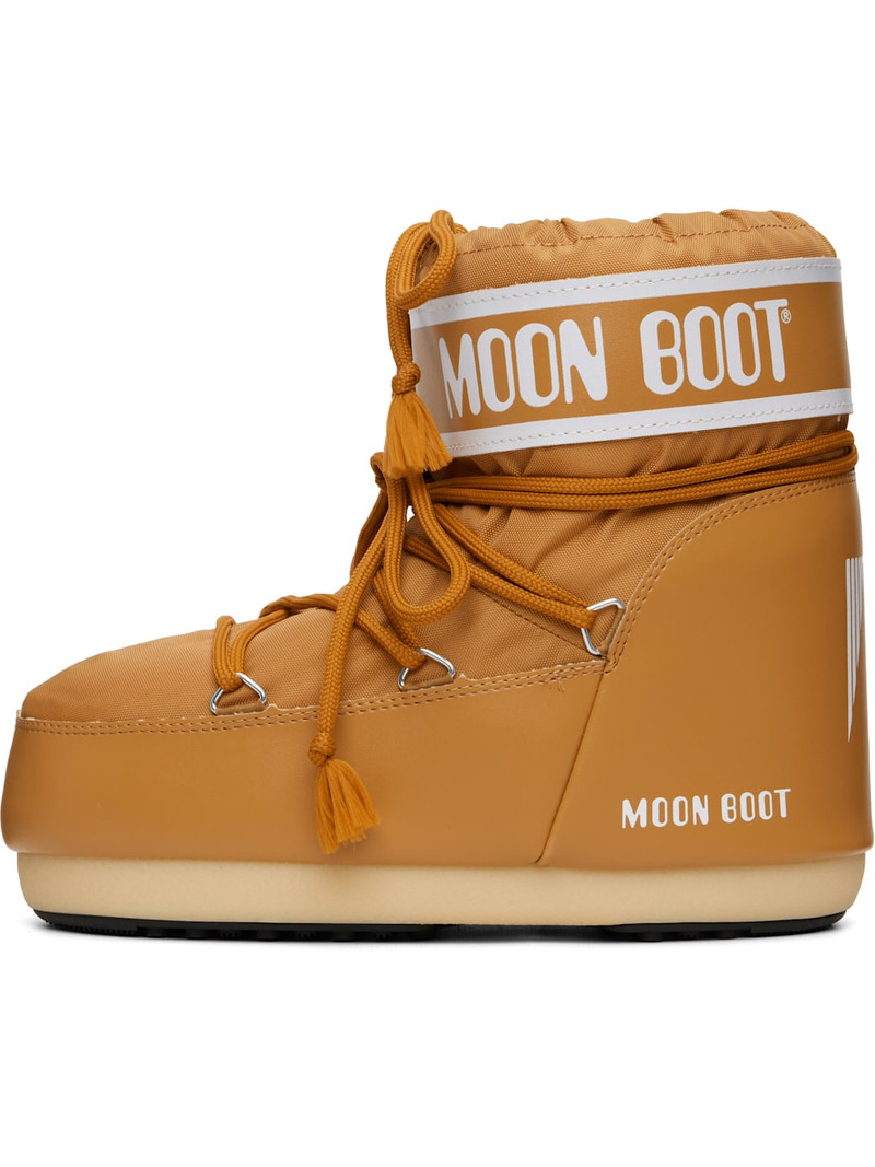 MOON BOOT Brown Icon Low Nylon Boots outlook