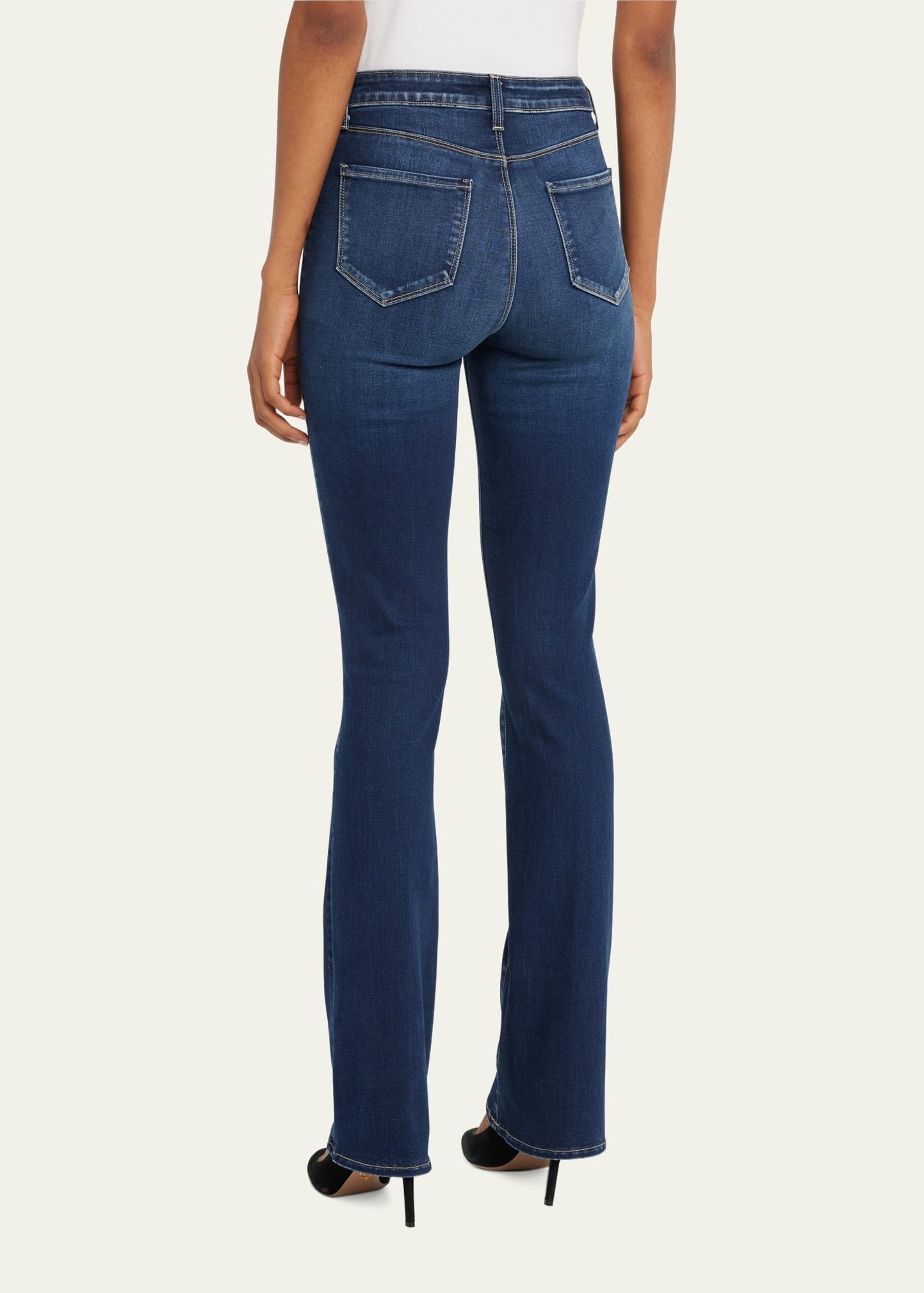 Selma High Rise Baby Bootcut Jeans - 3