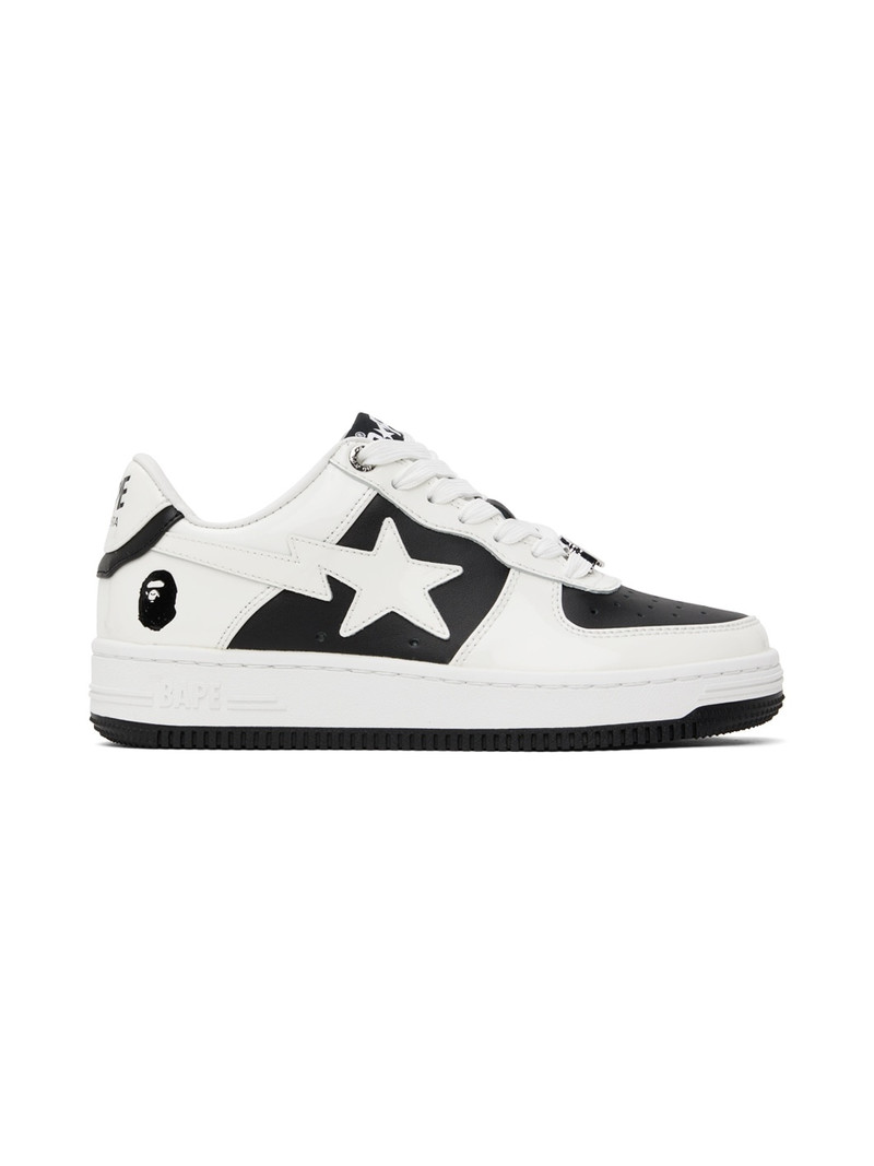 White & Black STA #6 Sneakers - 1