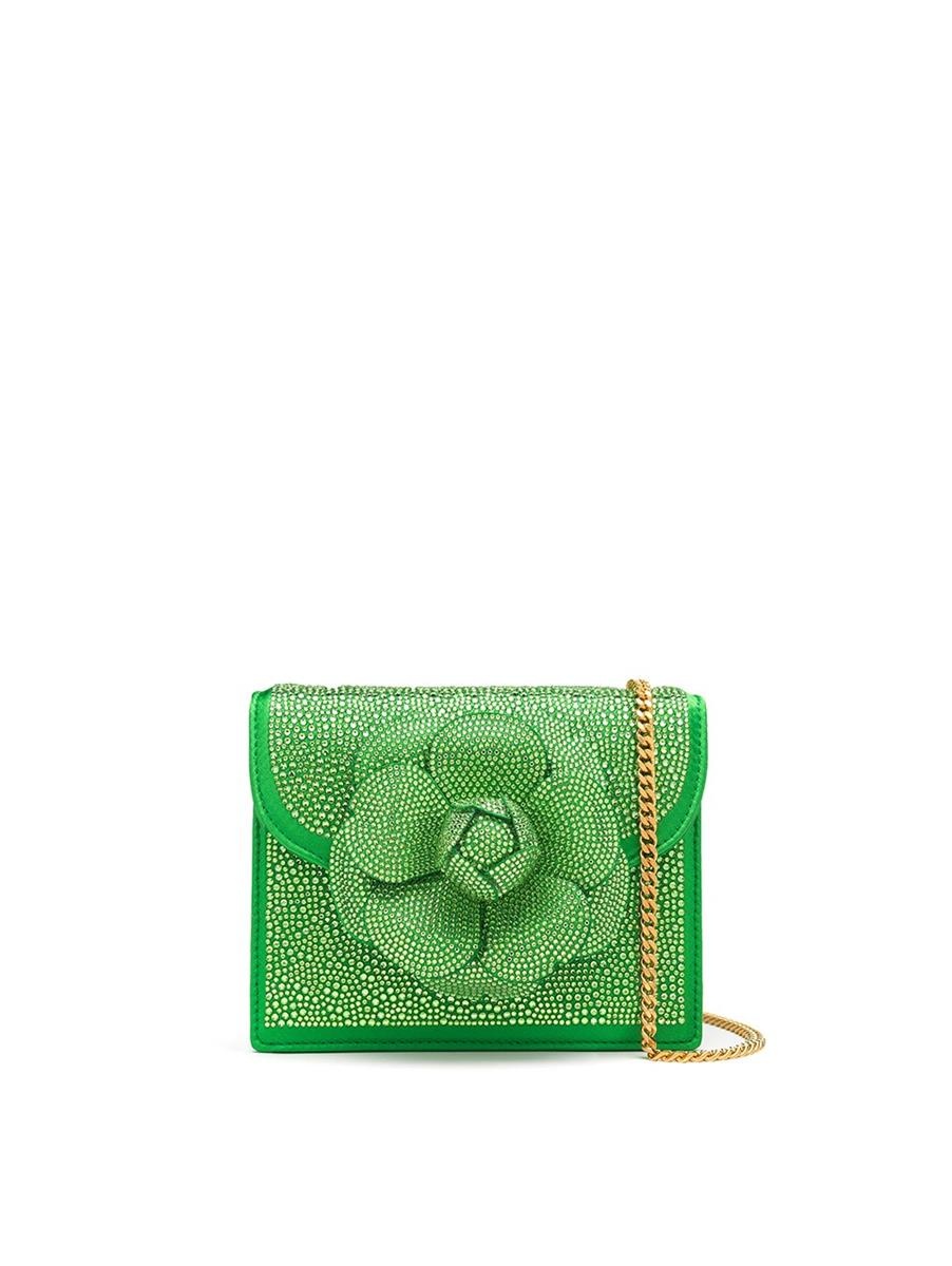 PAVE CRYSTAL MINI TRO BAG - 1