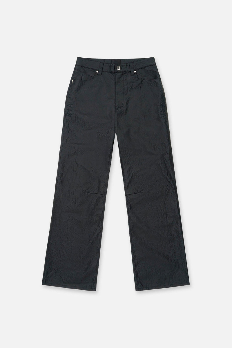 JAMIE FAUX LEATHER WIDE LEG PANT | BLACK 1
