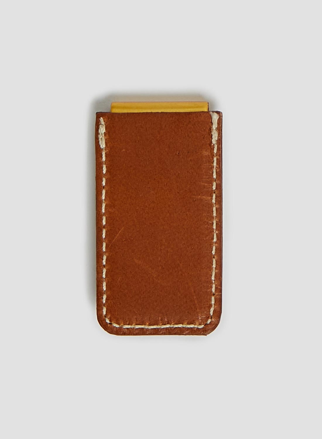 Money Clip in Tan - 3