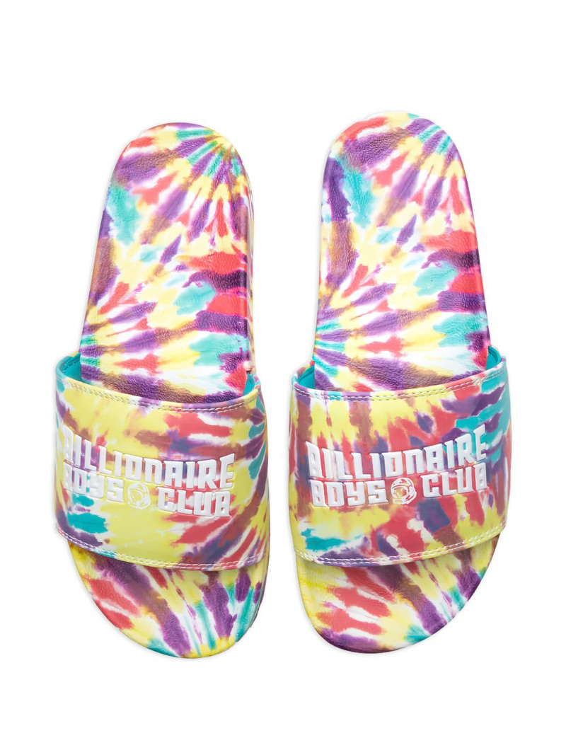 BILLIONAIRE BOYS CLUB BB Space Walk tie-dye slides outlook
