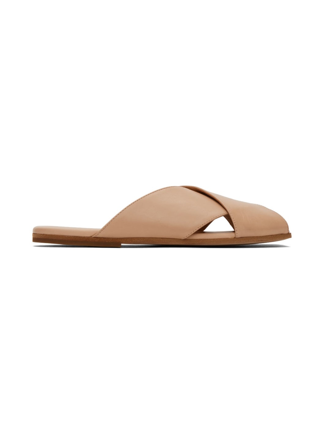 Tan Spatola Sandals - 1