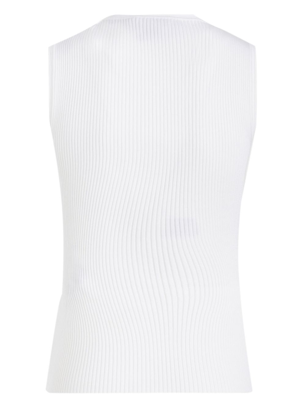 zip-detailing vest - 2