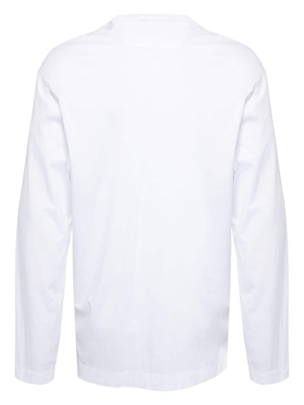 long-sleeve cotton T-shirt - 2