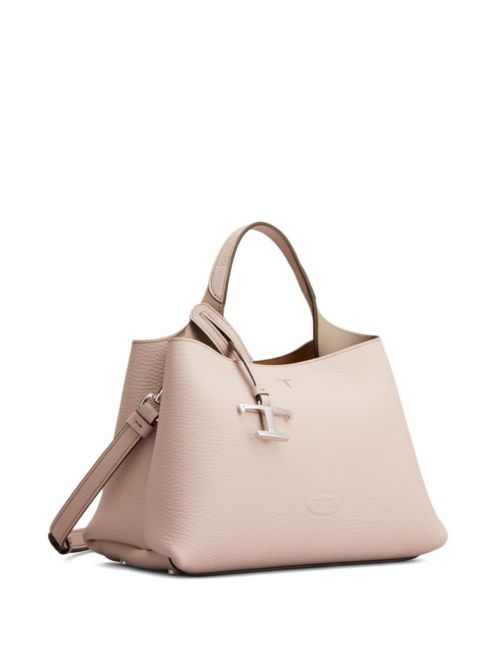micro leather tote bag - 2