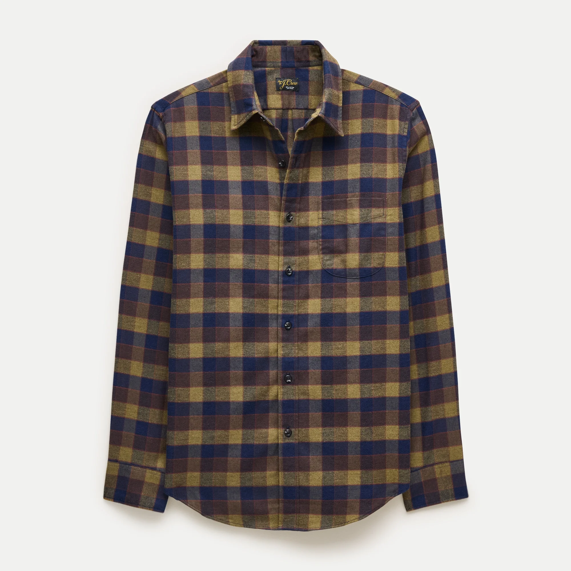 Madison cotton-blend twill shirt - 1