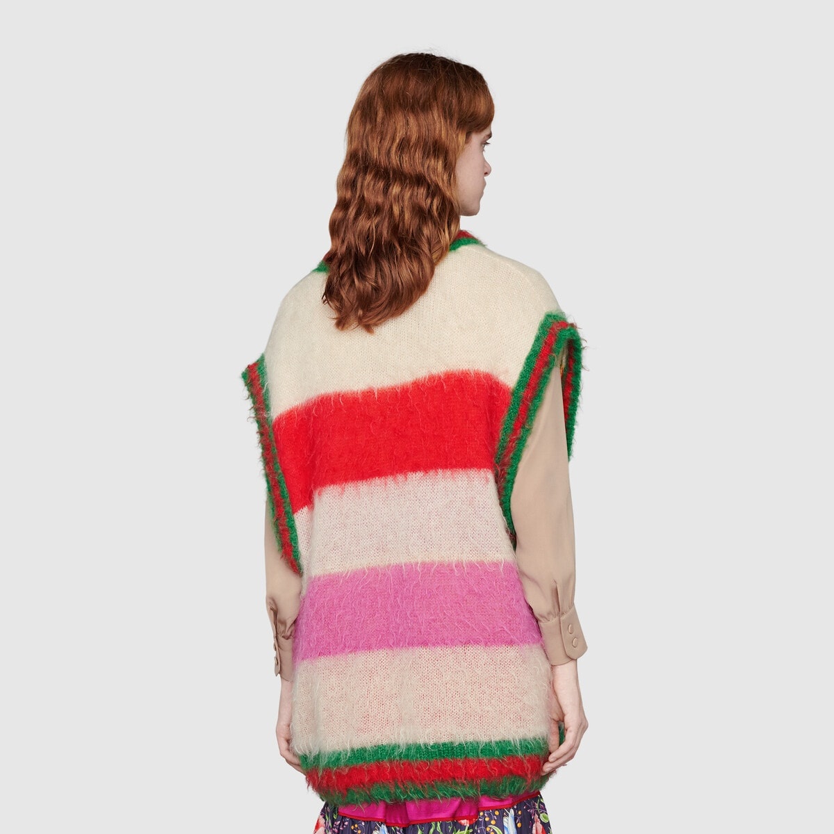 Gucci 100 brushed mohair vest - 4