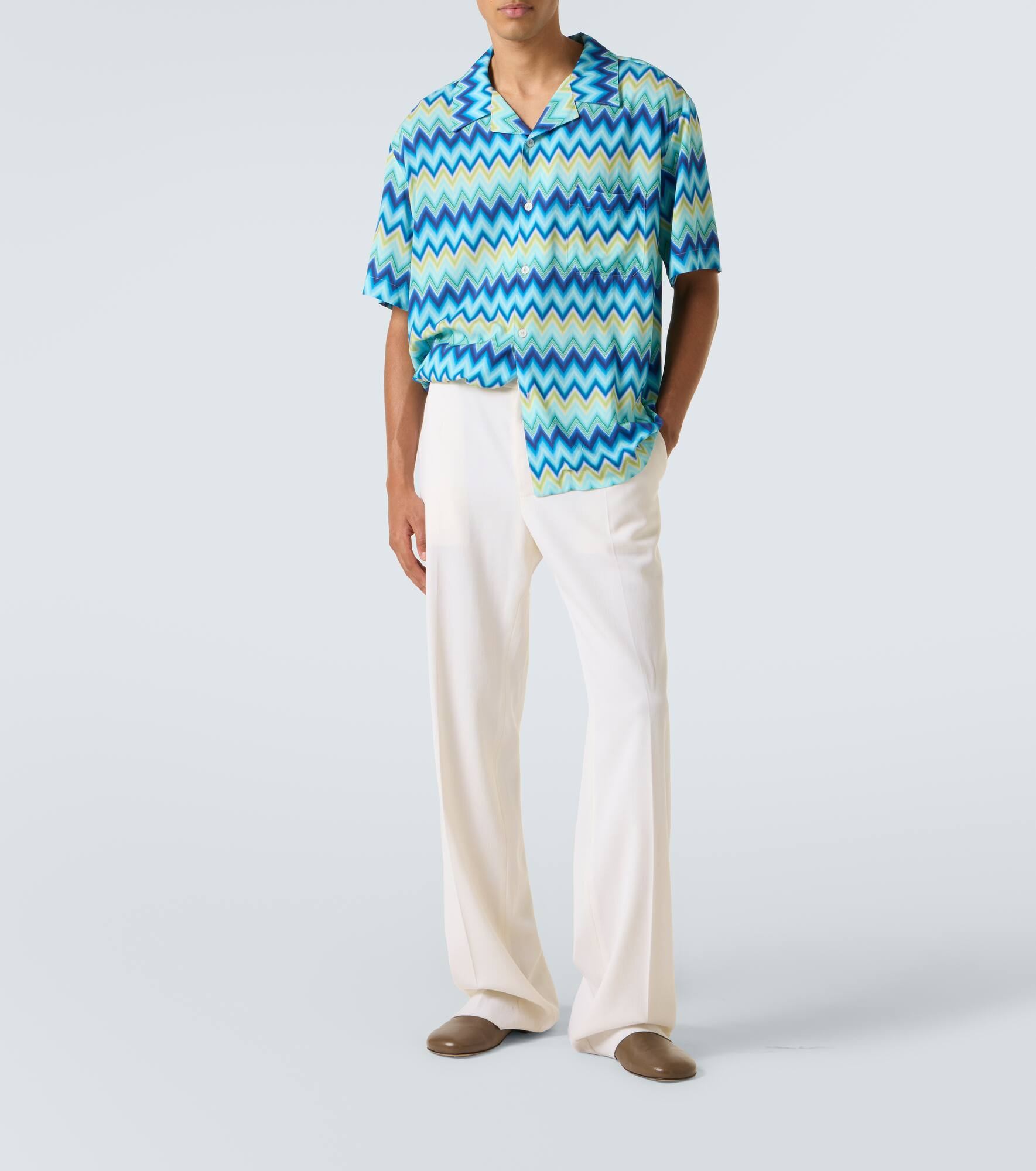 Zigzag bowling shirt - 2