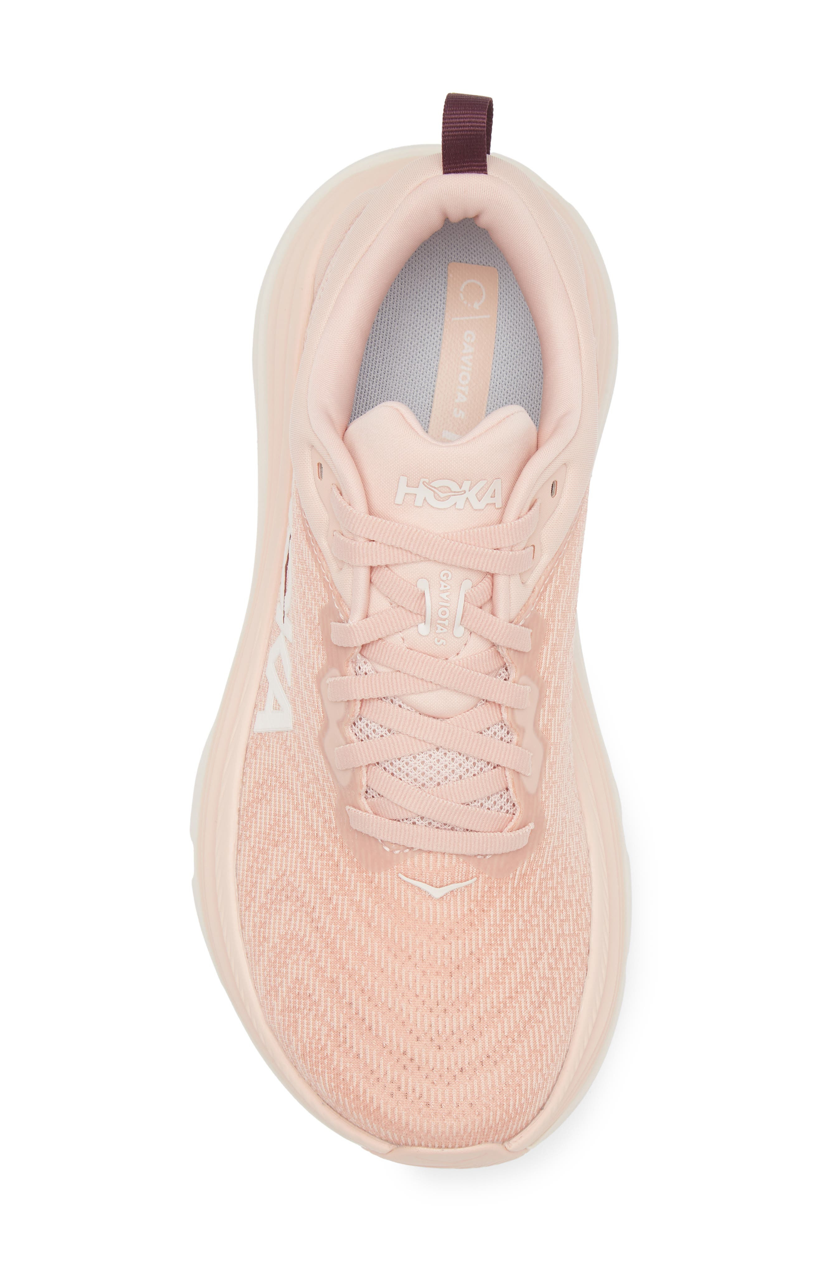 HOKA Gaviota 5 Running Shoe in Rose Latte /Rose Cream at Nordstrom - 5