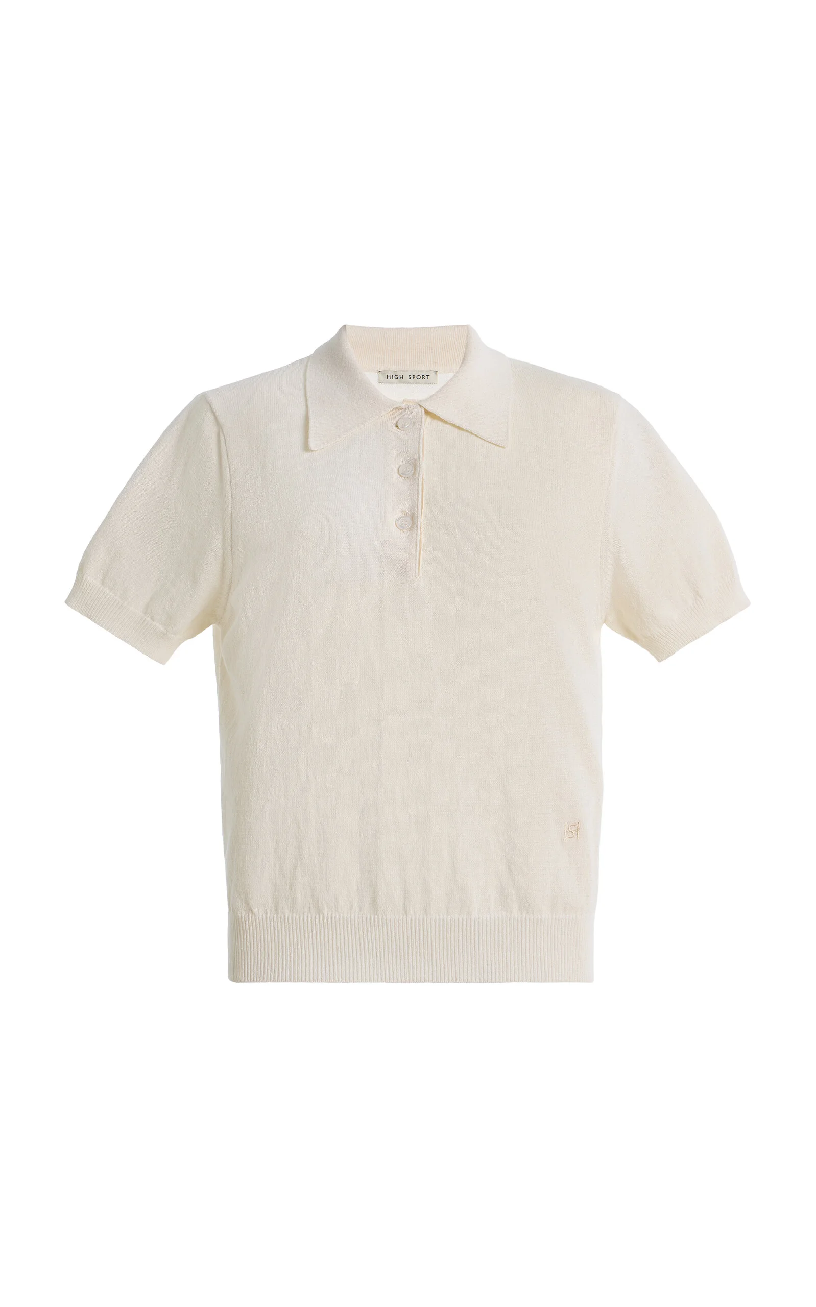 Court Cotton Crepe Polo Shirt - 1