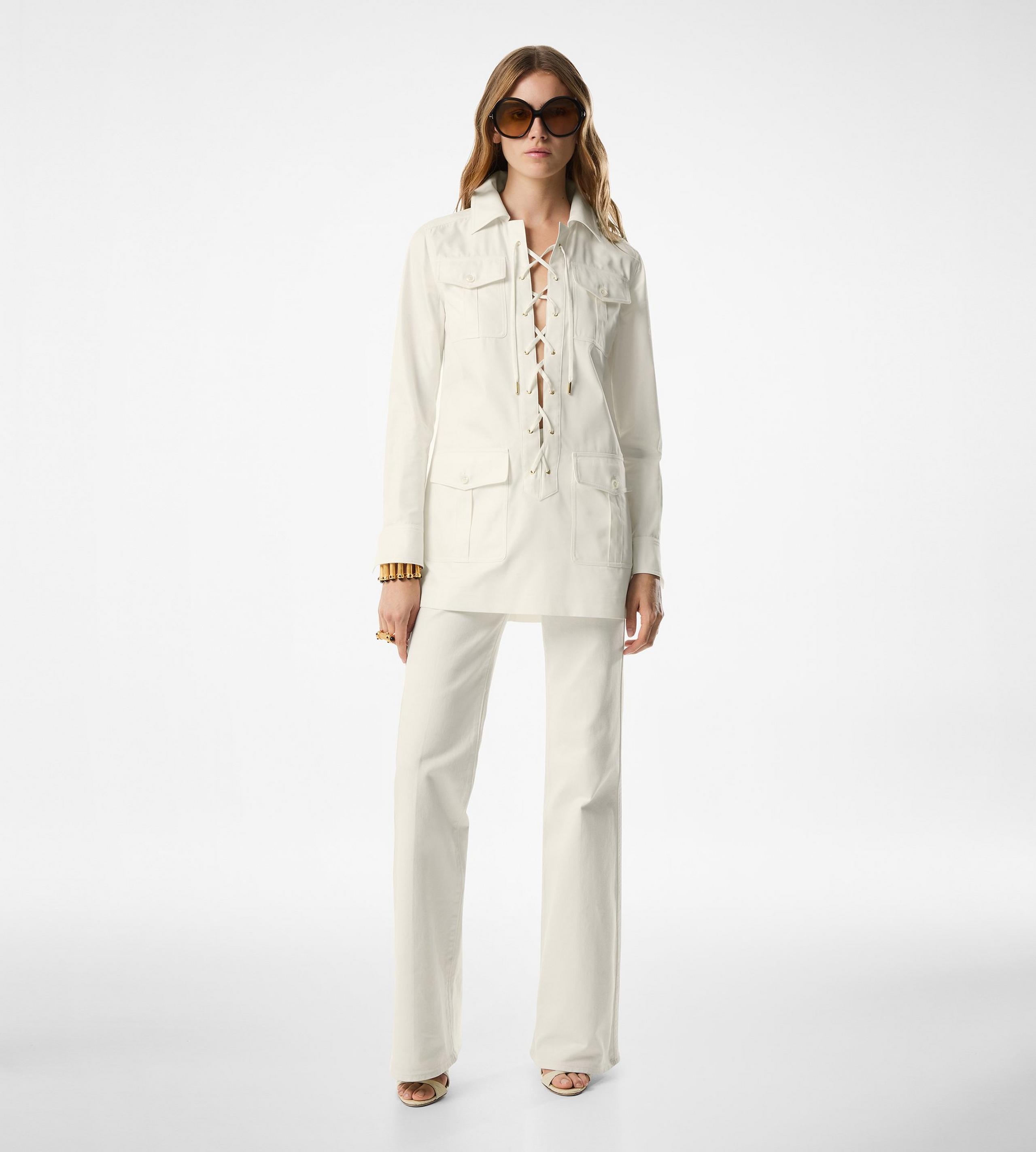 SAFARI TUNIC WITH CROSSOVER DRAWSTRINGS - 2