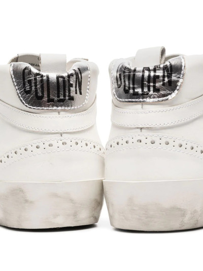 Golden Goose star-patch lace-up sneakers outlook