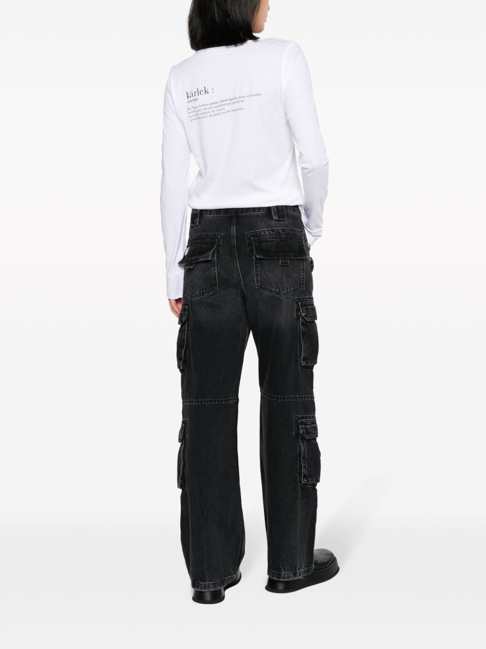 Zadig & Voltaire Tunisia Karlek Definition cotton jersey REVERSIBLE