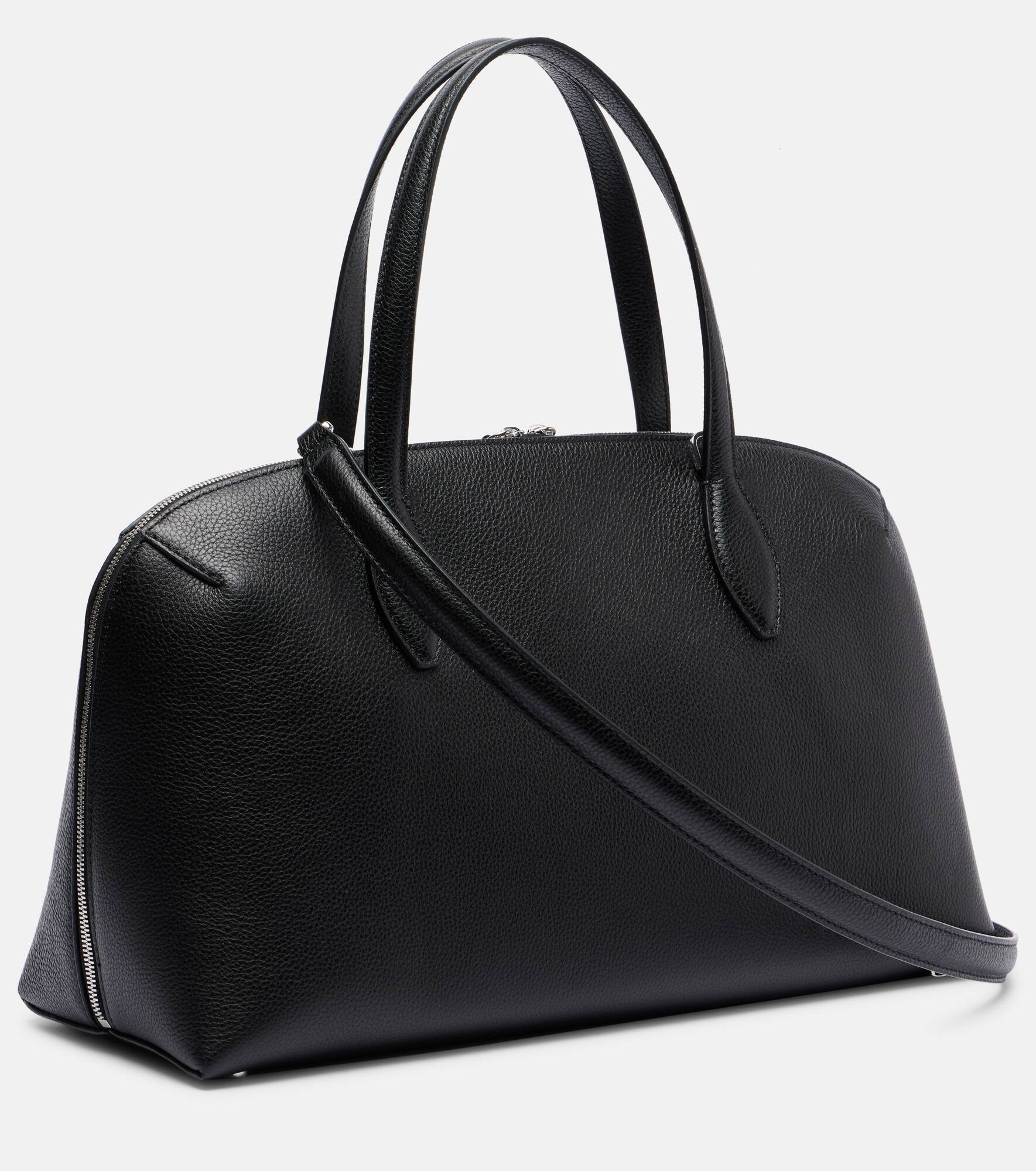 Lounge Medium leather tote bag - 4