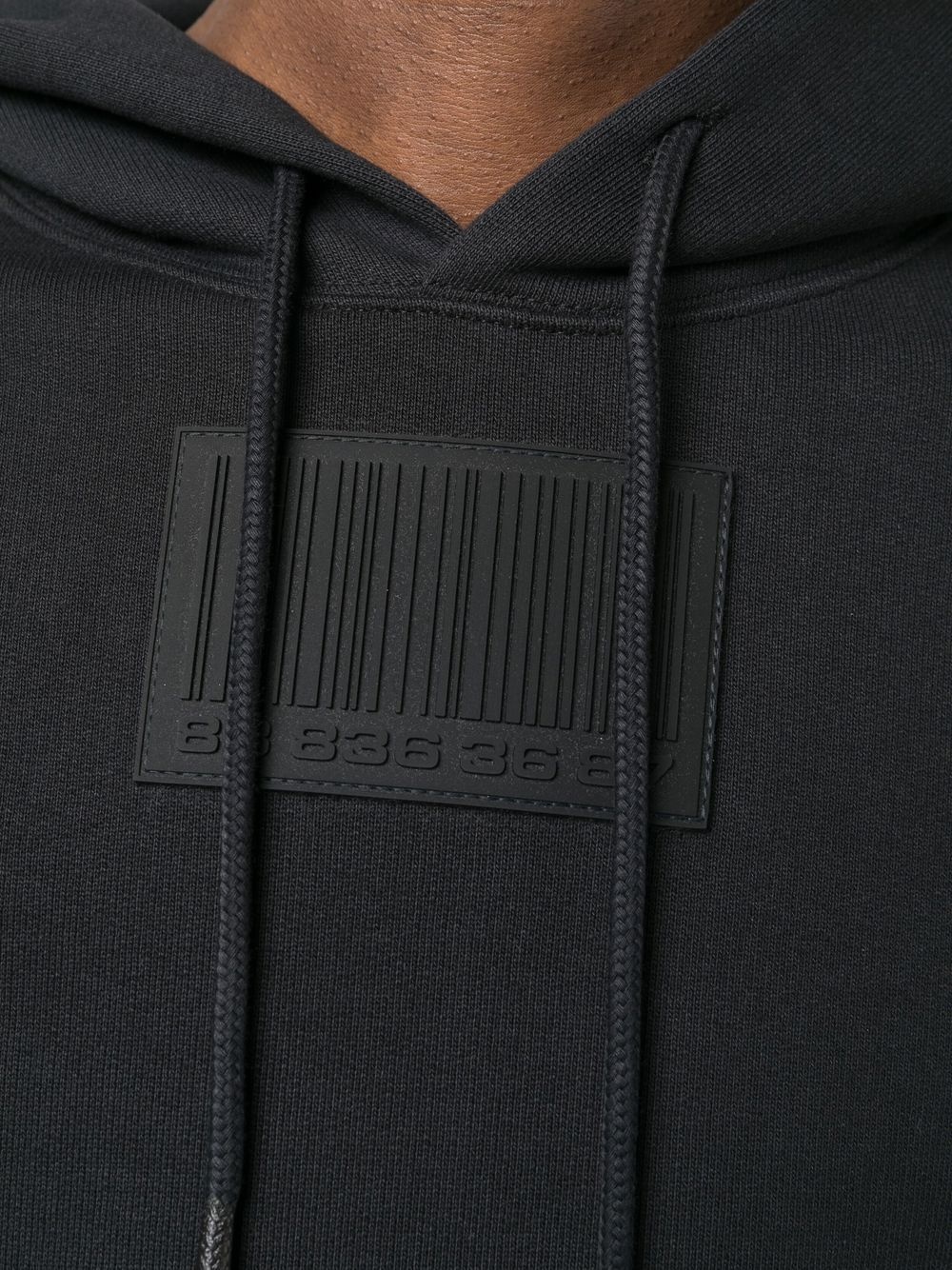 Big Rubber Patch cotton-blend hoodie - 5