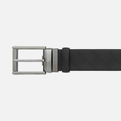 Montblanc Black 35 mm leather belt outlook