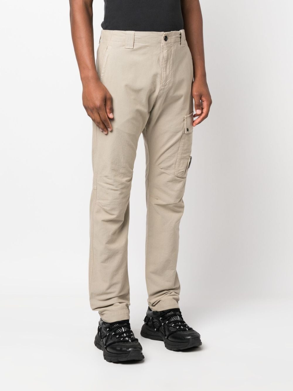 Ottoman Lens-patch cargo trousers - 3