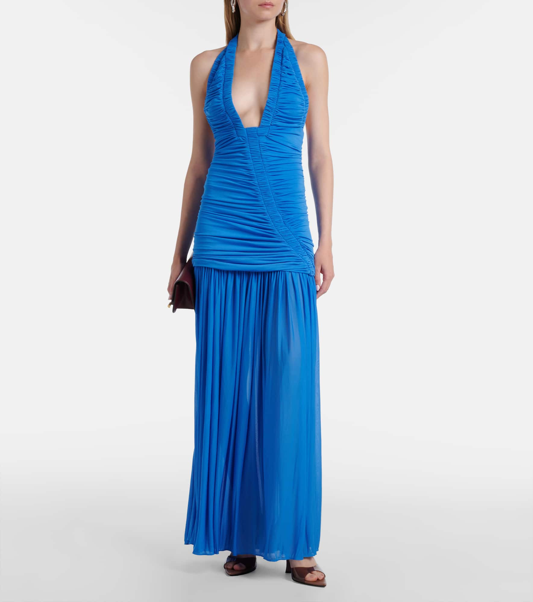 Orion gathered ruched gown - 2
