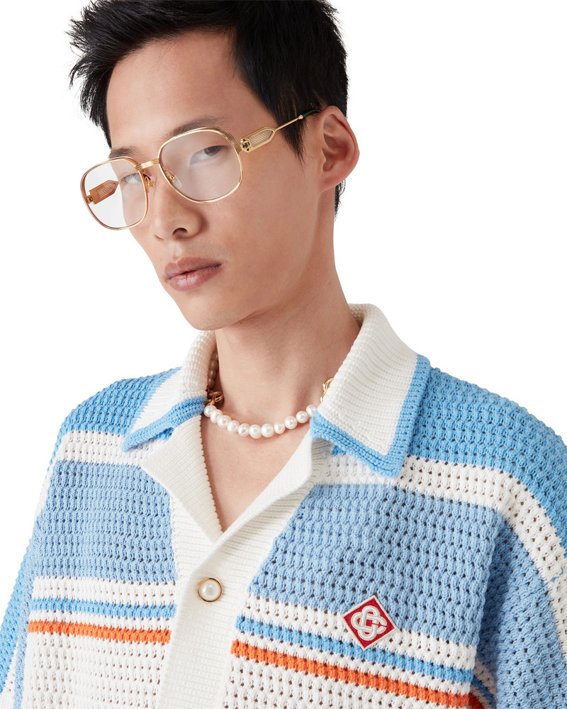 Tennis Crochet Shirt | Casablanca Paris 5
