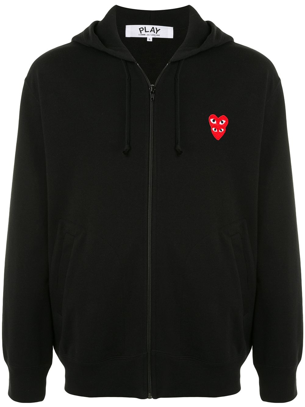 EMBROIDERED LOGO HOODIE - 1