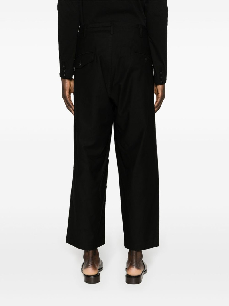 M-Front 1 Tuck cropped trousers 4