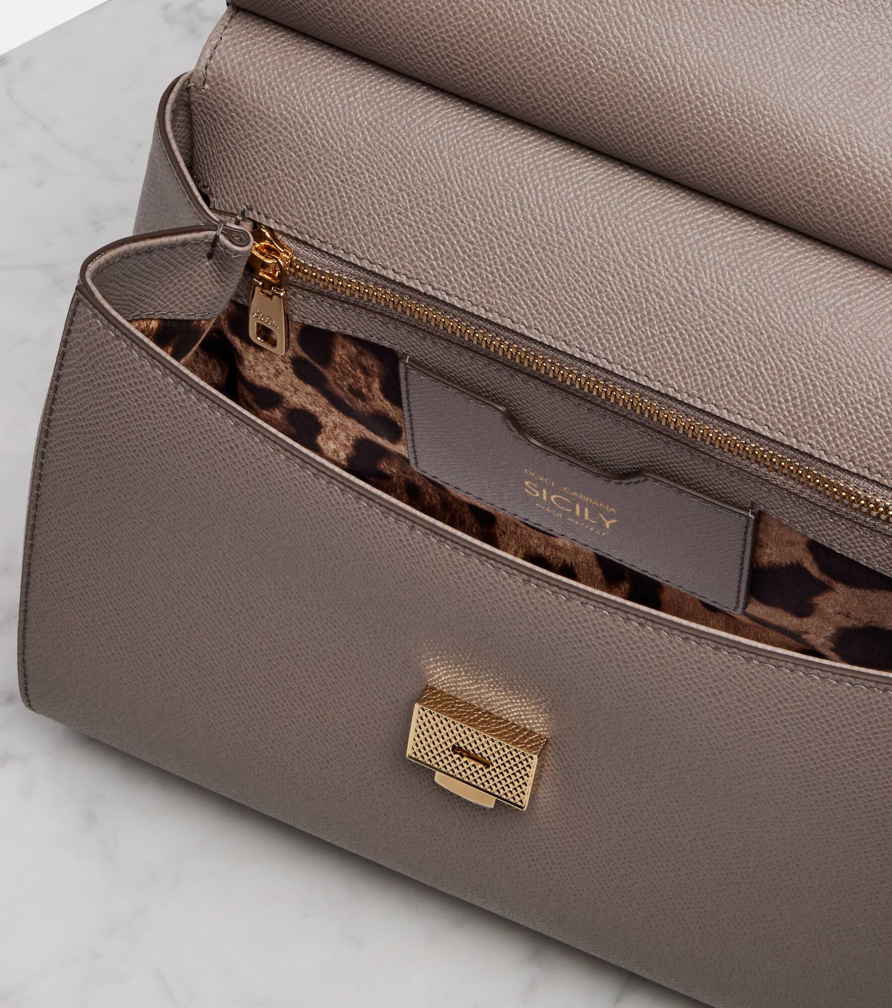 Sicily Medium leather shoulder bag - 3