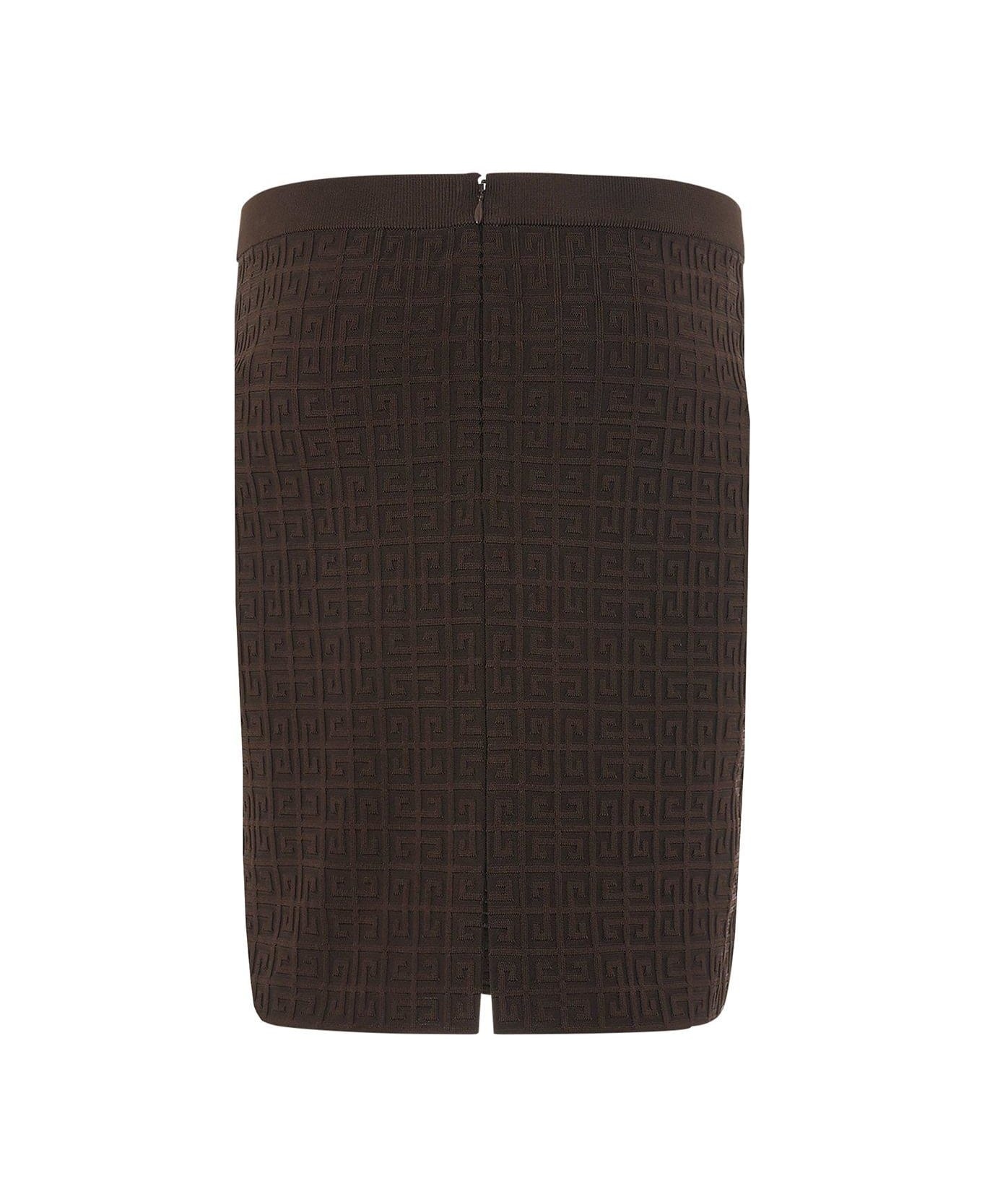 4g Motif Knitted Skirt - 2