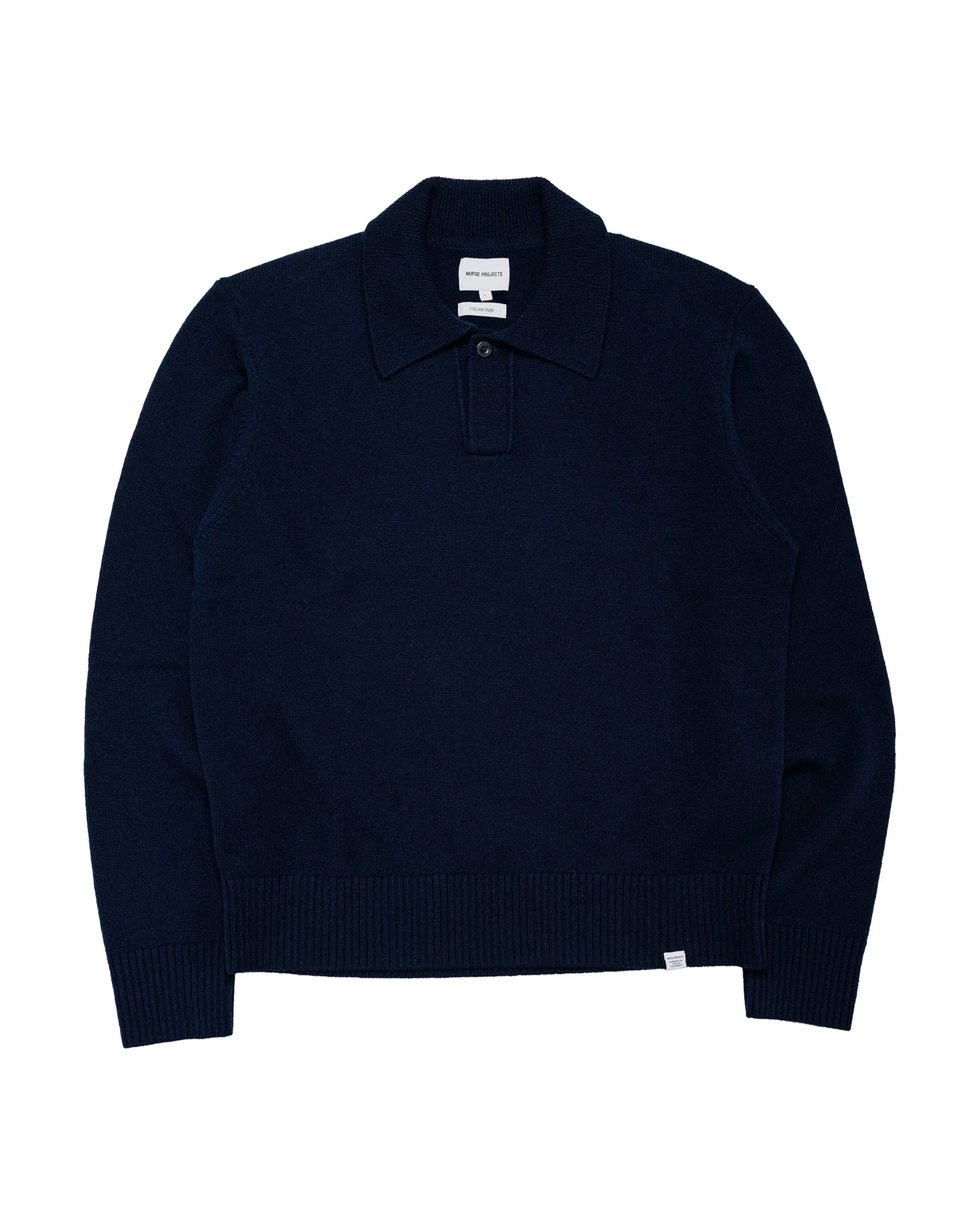 Anholt Lambswool Dark Navy - 1