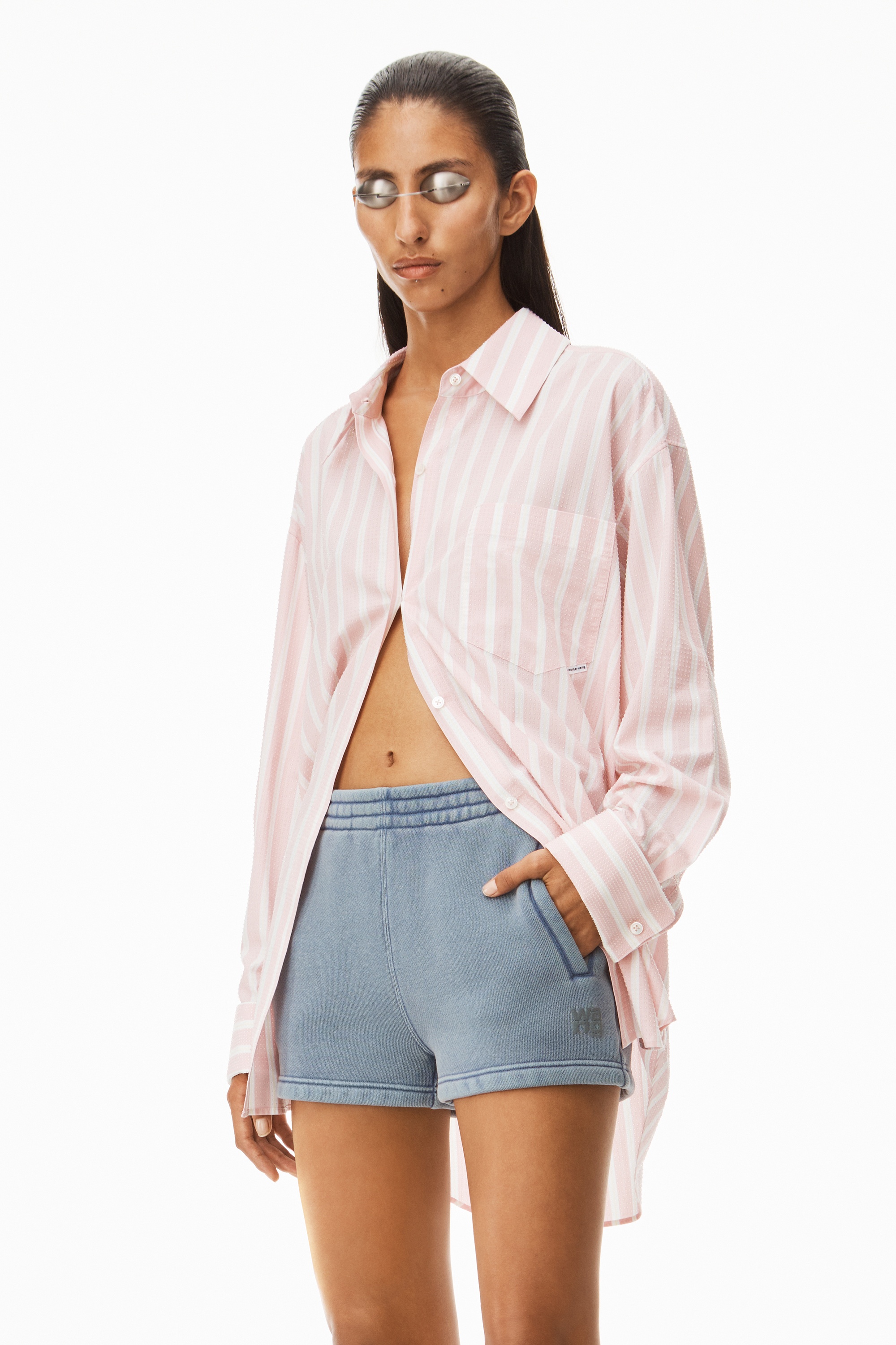PUFF LOGO SWEATSHORTS IN STRUCTURED TERRY - 4
