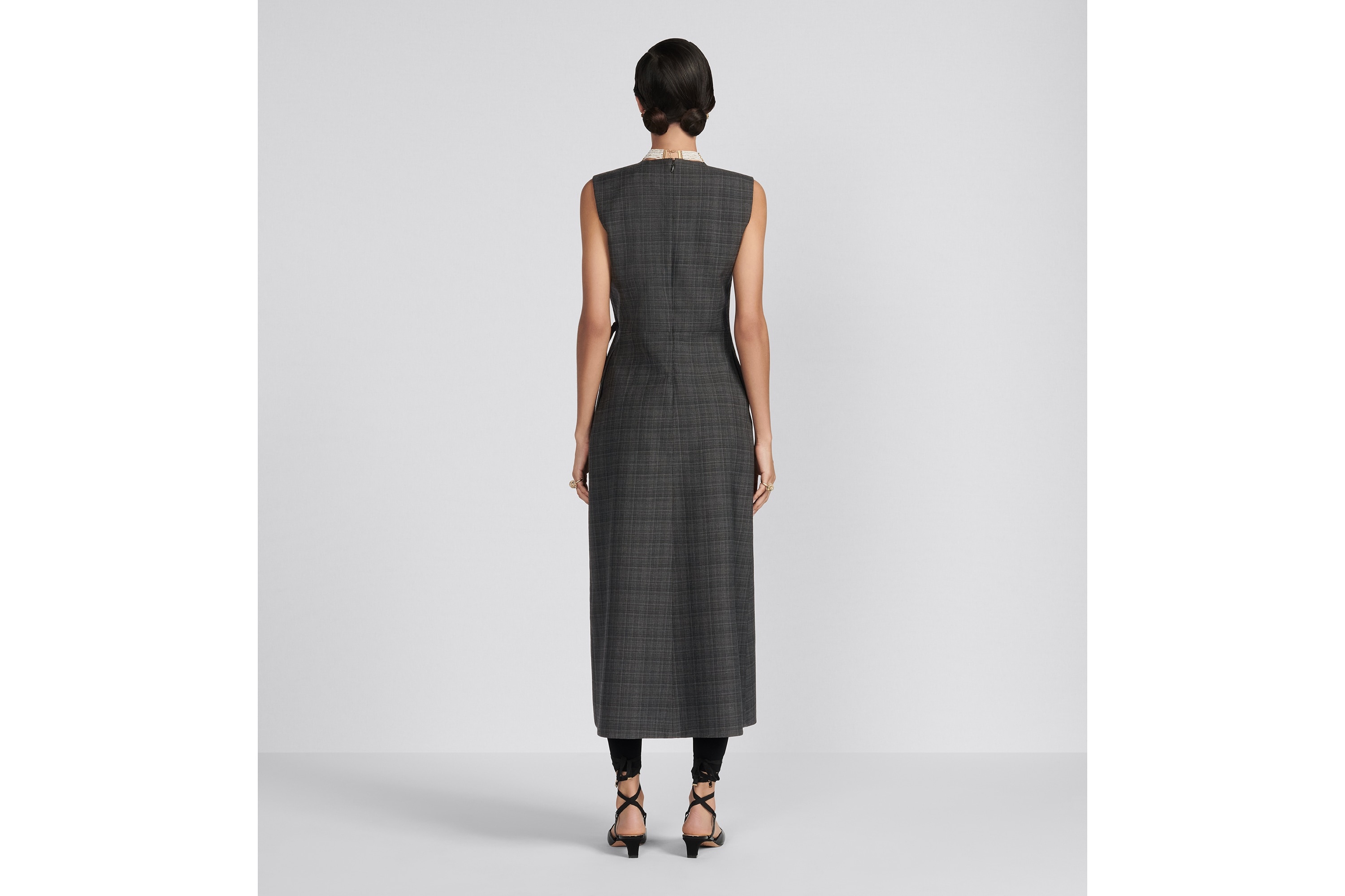 Flared Mid-Length Dress - 6