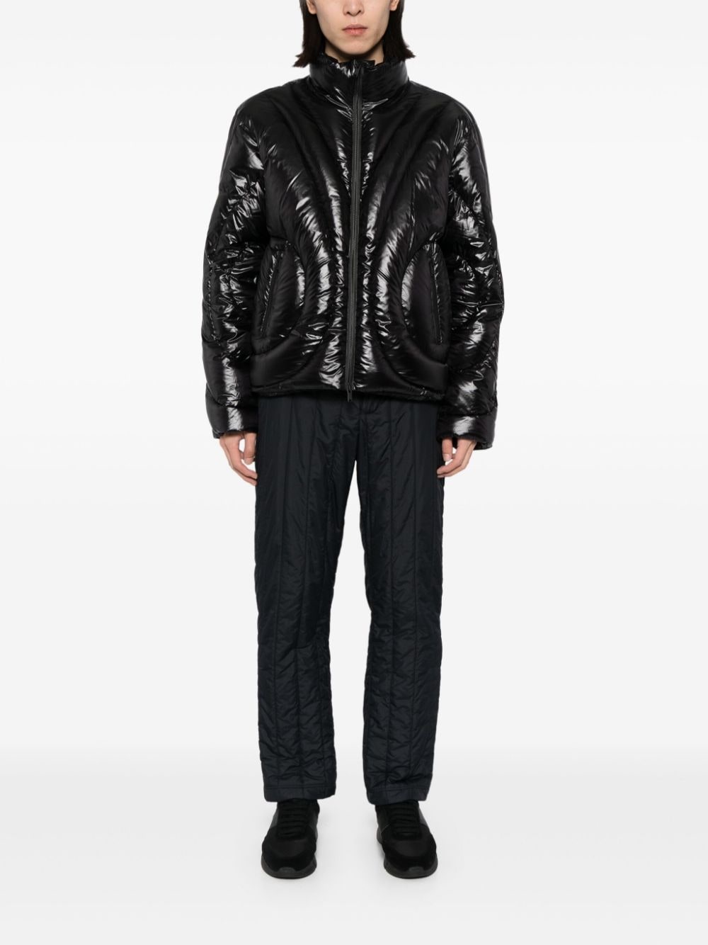 logo quilt puffer - 2