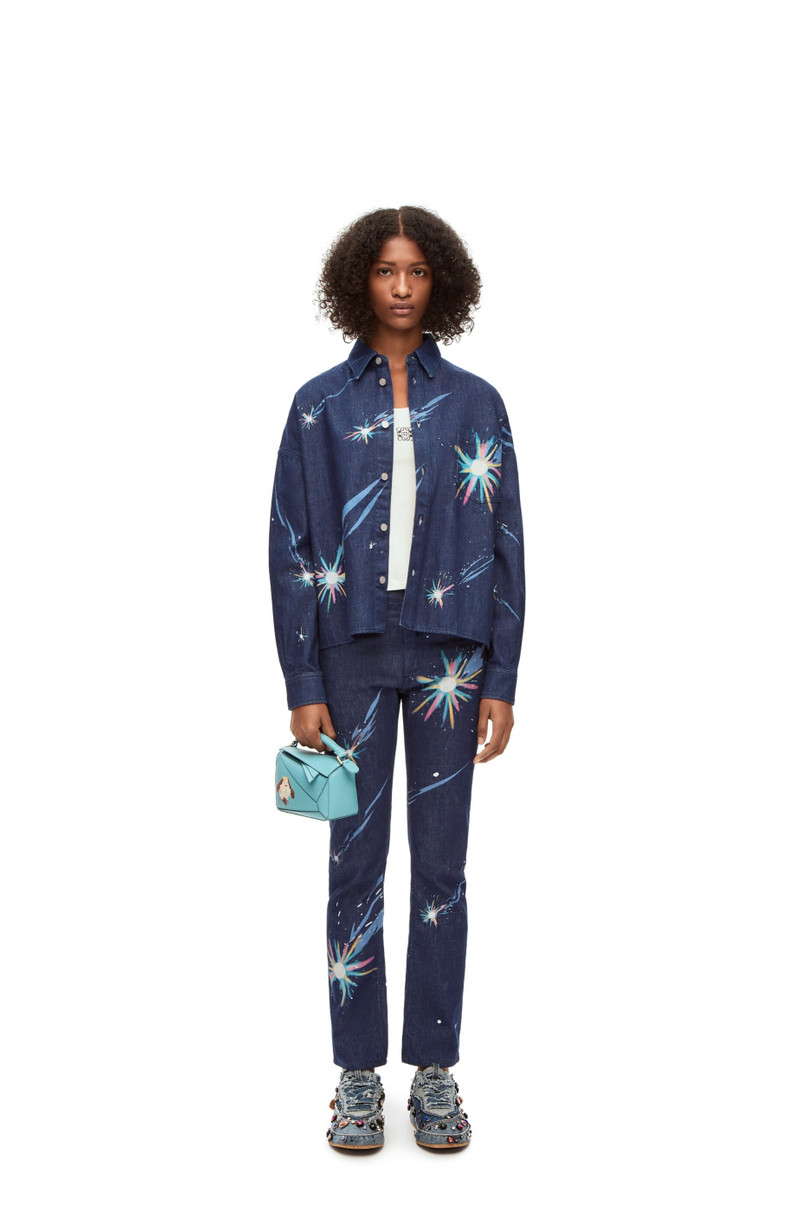 Loewe Magical Sky overshirt in denim outlook