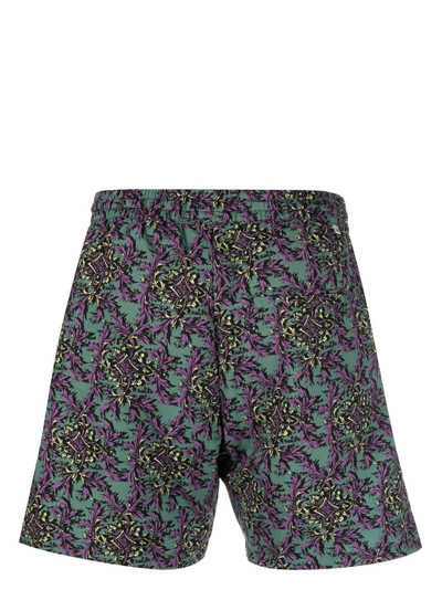 Wood Wood Roy graphic-print swim shorts outlook