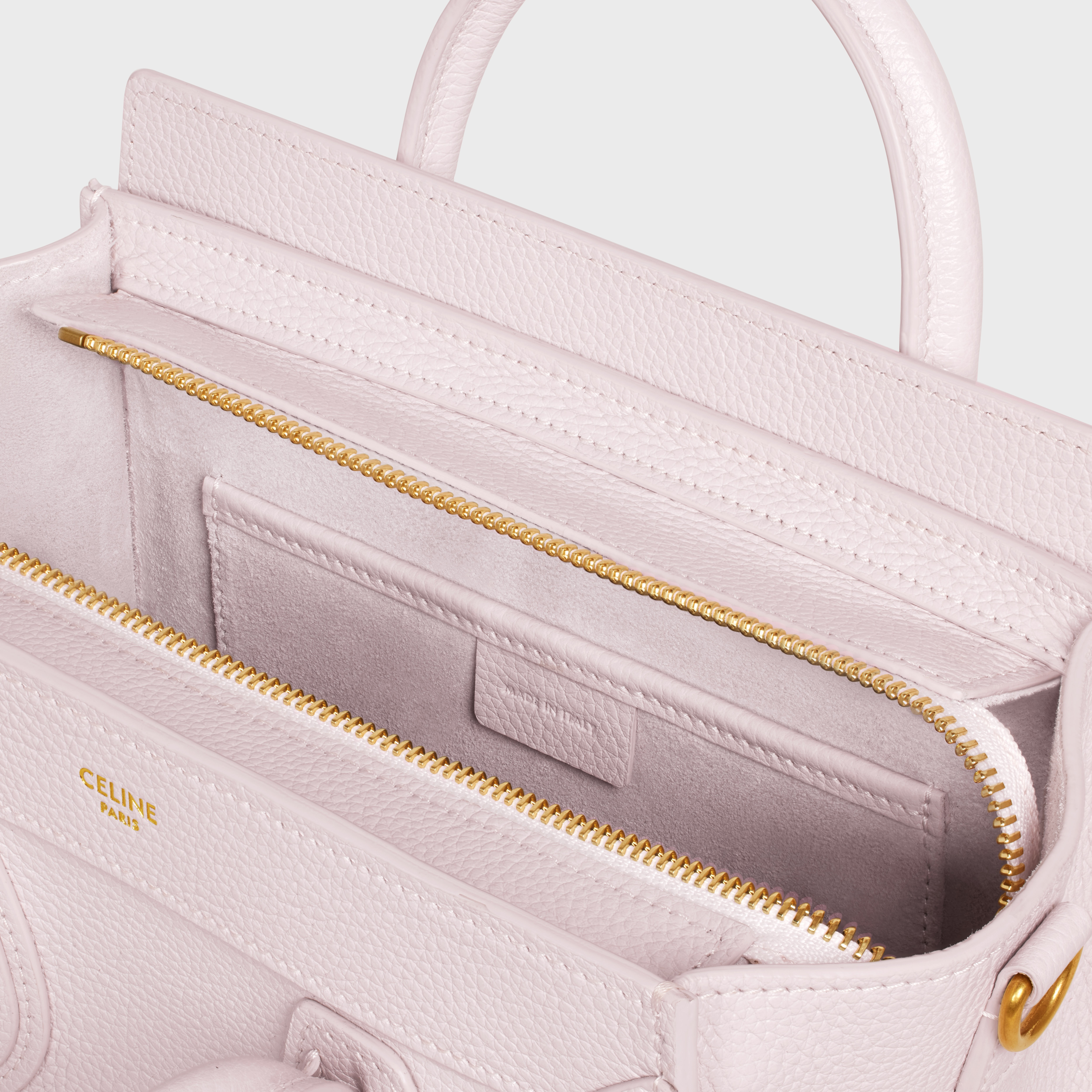Nano Luggage bag in drummed calfskin 4