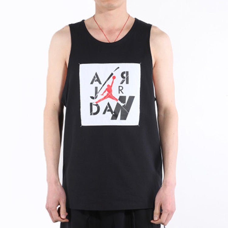 Air Jordan Sports Training Basketball Vest Black CI0276-010 - 3
