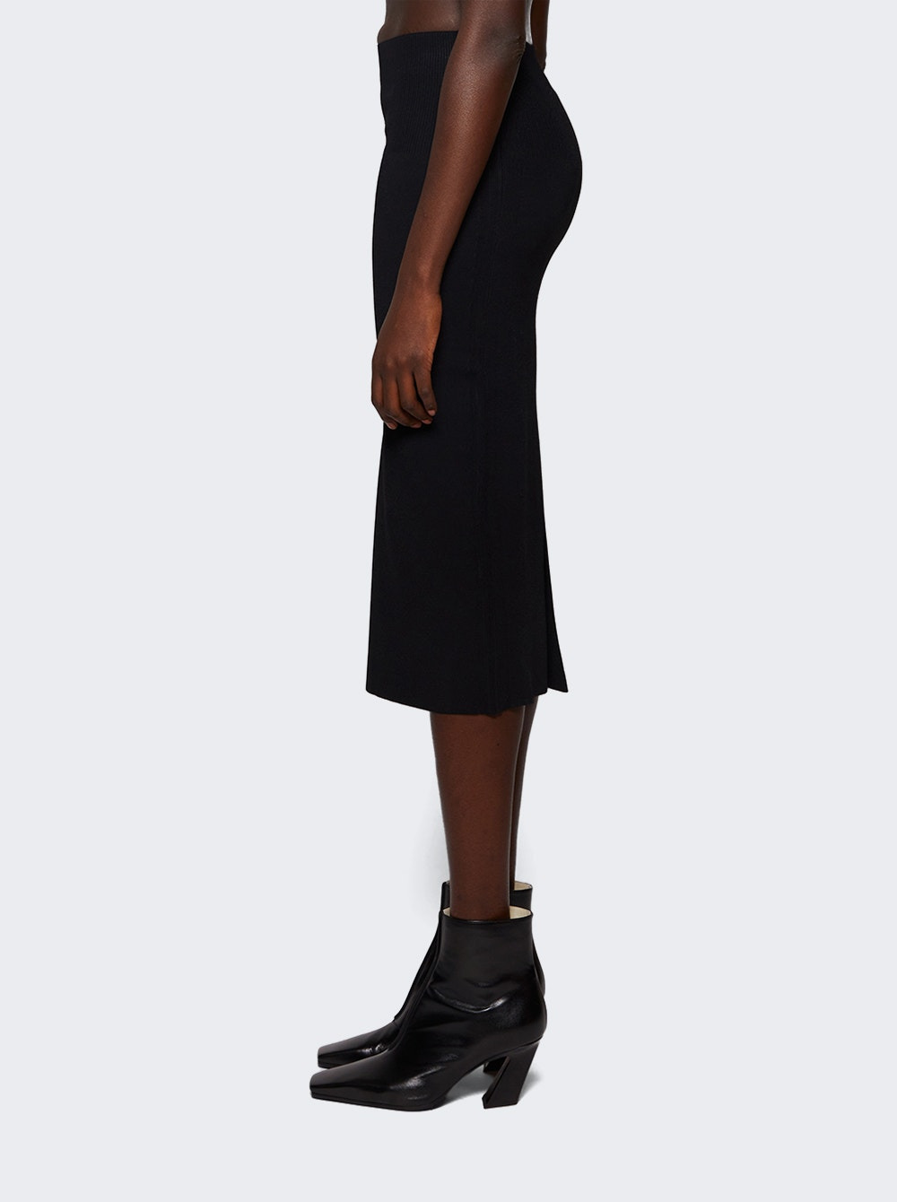 Fitted Skirt Black - 4