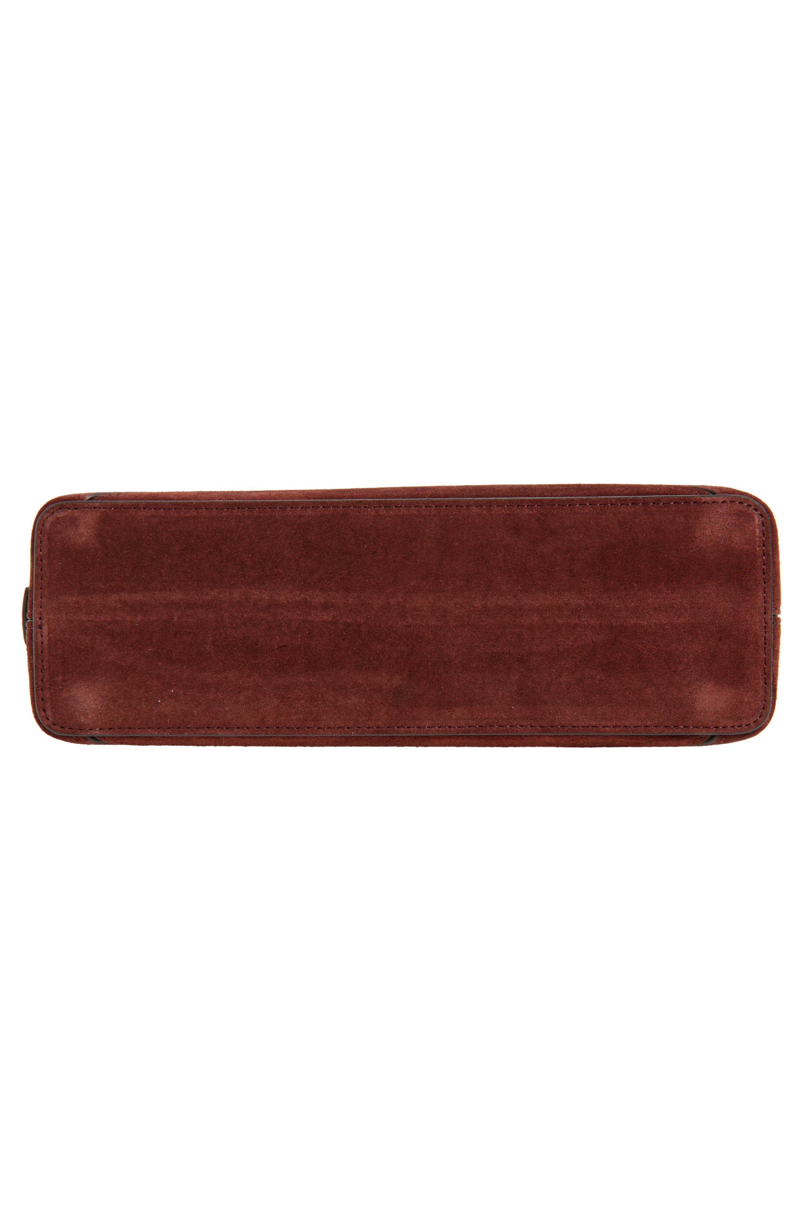 Victoria Beckham Victoria Suede Crossbody in Dark Brown at Nordstrom - 7