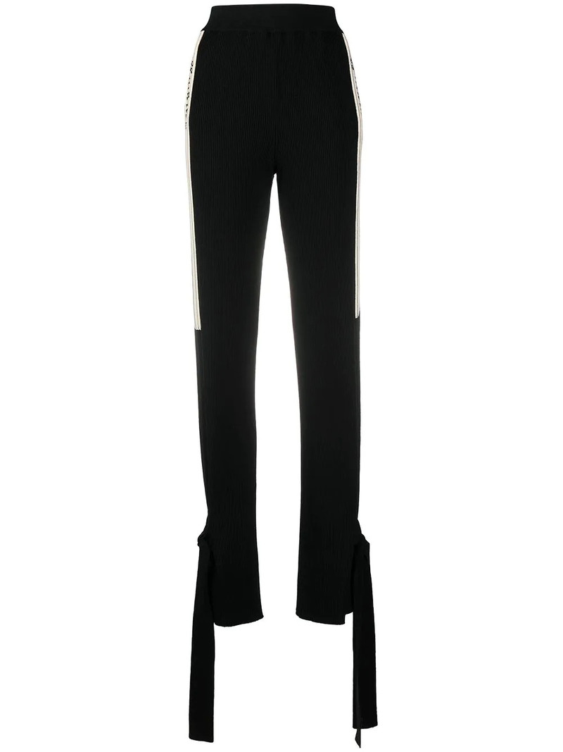 side stripe-detail track pants 1