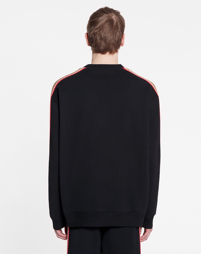 Lanvin OVERSIZED LANVIN EMBROIDERED SIDE CURB SWEATSHIRT outlook