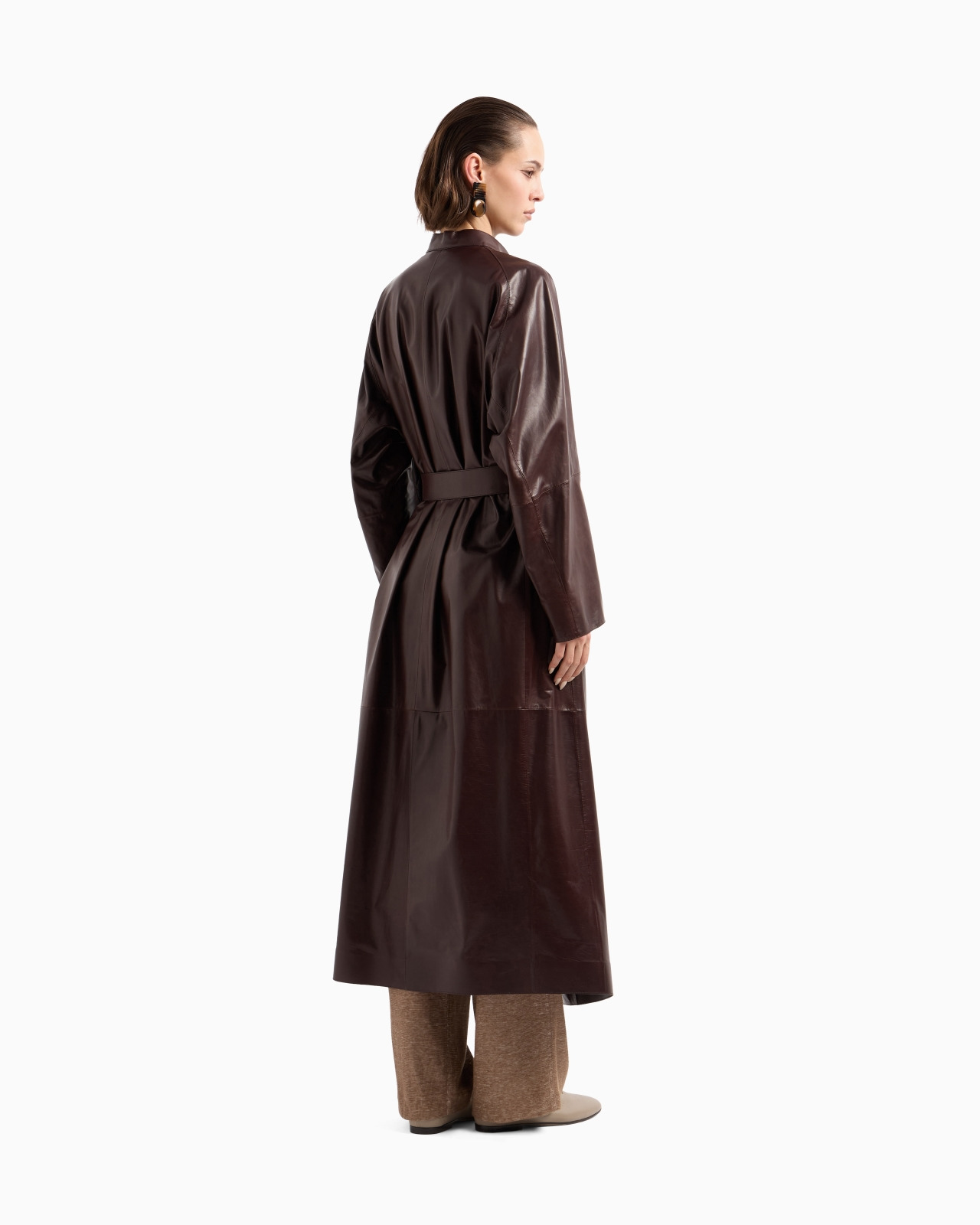 NAPPA LEATHER TRENCH COAT - 3