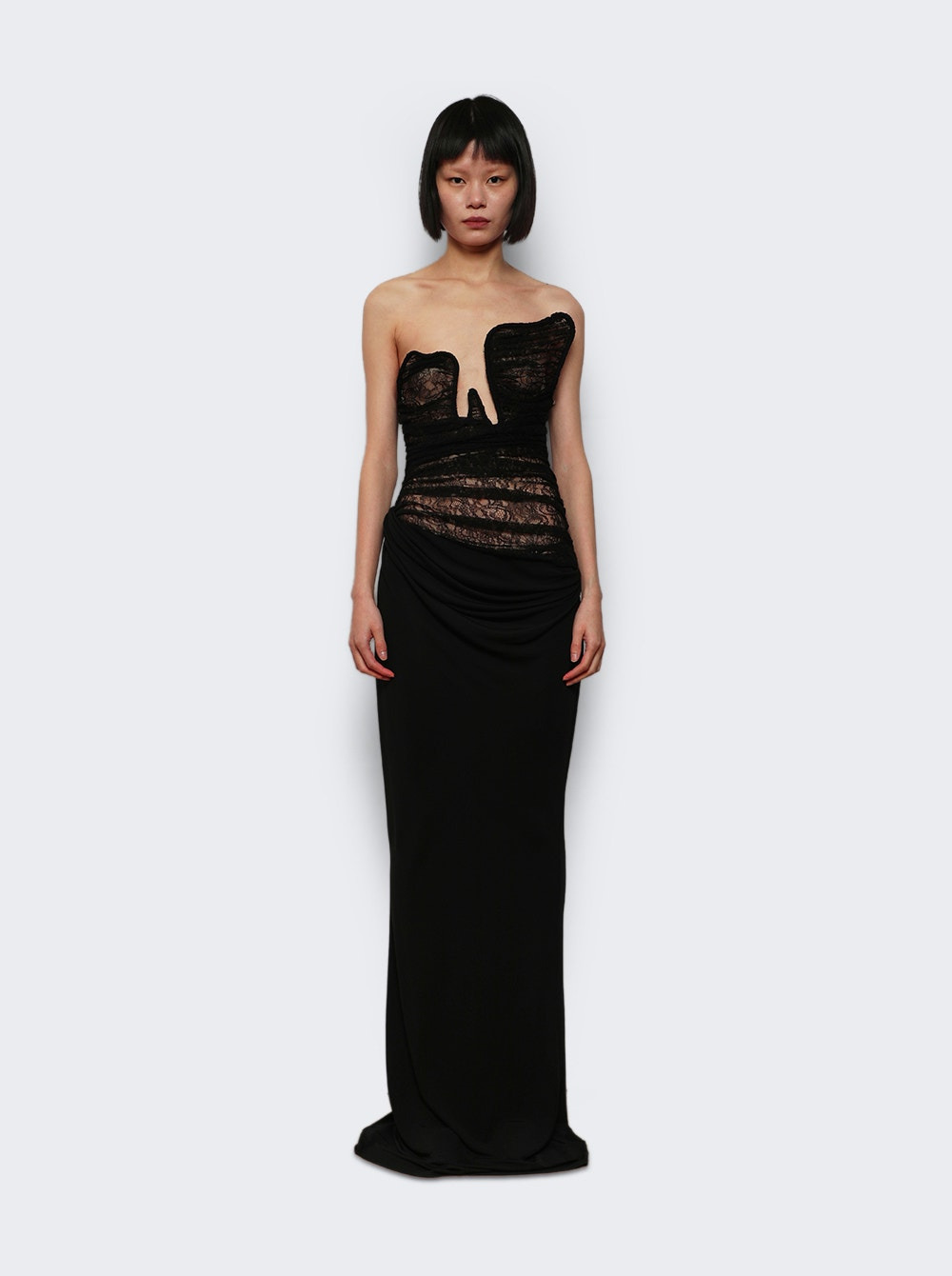 Salacia Lace Gown Black - 5