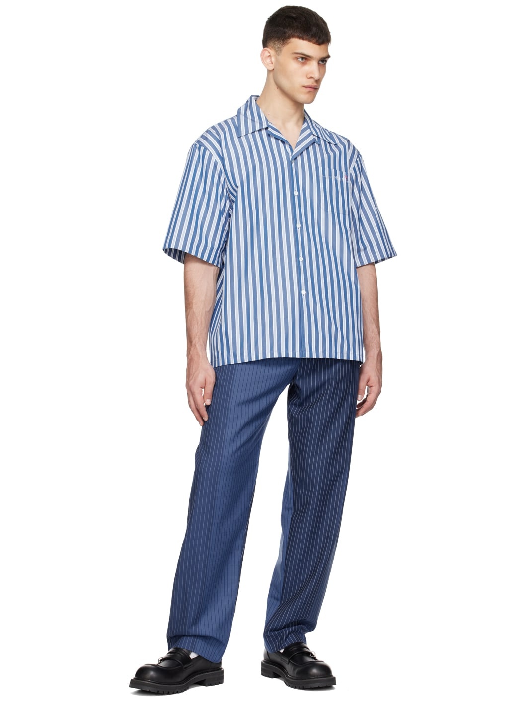 Blue Striped Shirt - 4
