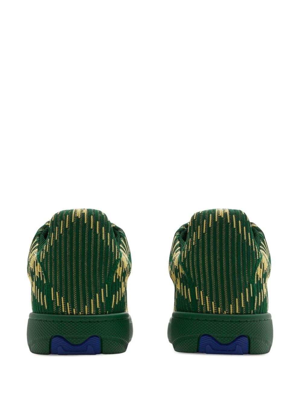checked square-toe sneakers - 3