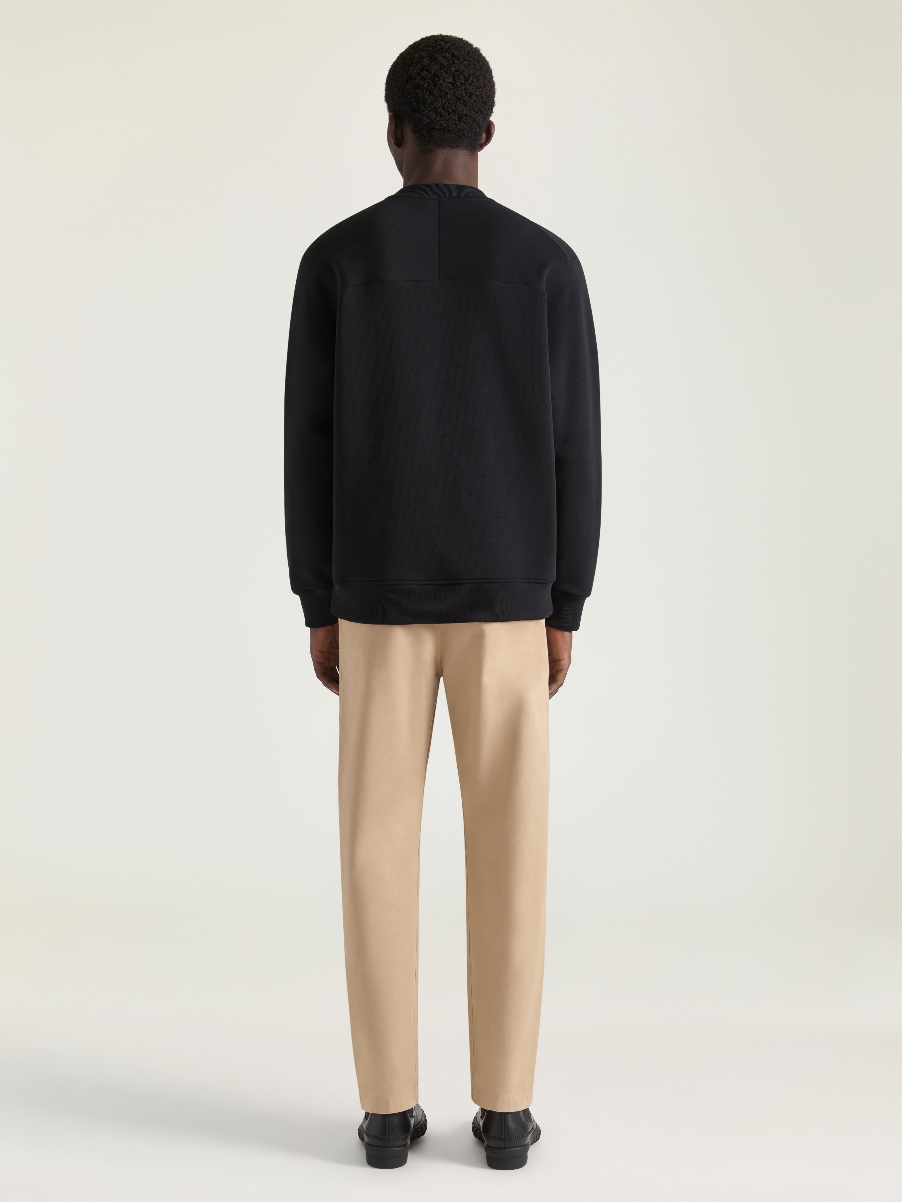FITTED CHINO TROUSERS IN COTTON - 3