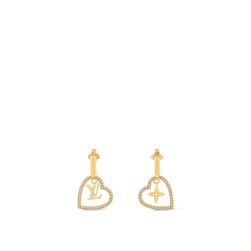 My LV Heart Earrings 1