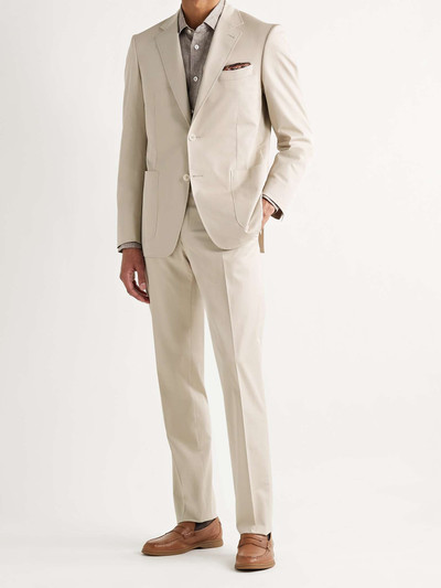 Canali Slim-Fit Cotton-Blend Twill Suit Trousers outlook