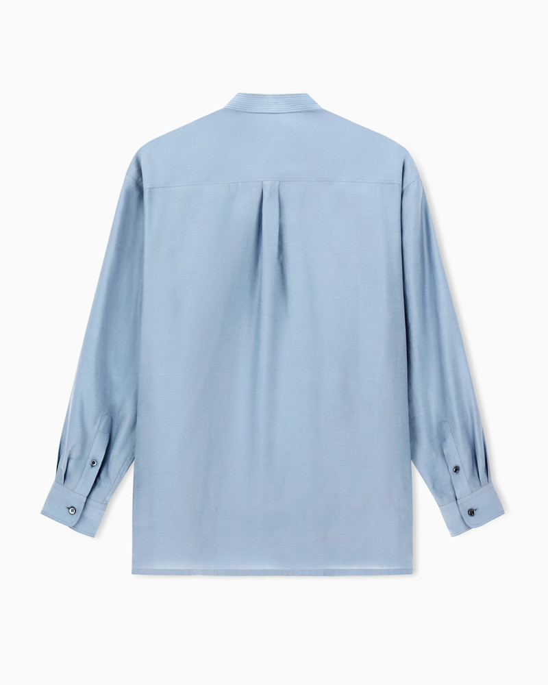 LINEN, LYOCELL AND SILK POLO SHIRT 3